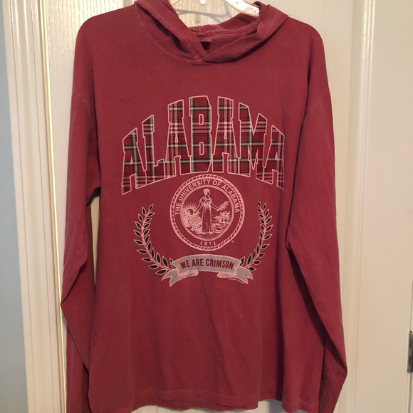Comfort Colors Tops - Comfort Colors University of Alabama Shirt Hoodie